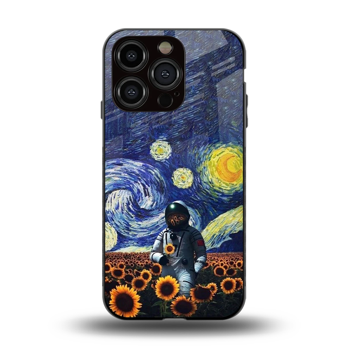 Cosmic Night back phone cover | glass case for iphone 13 pro
