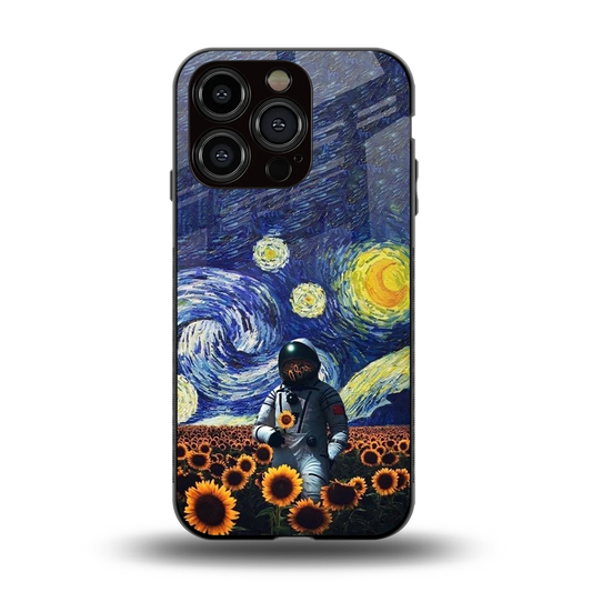 Cosmic Night back phone cover | glass case for iphone 13 pro