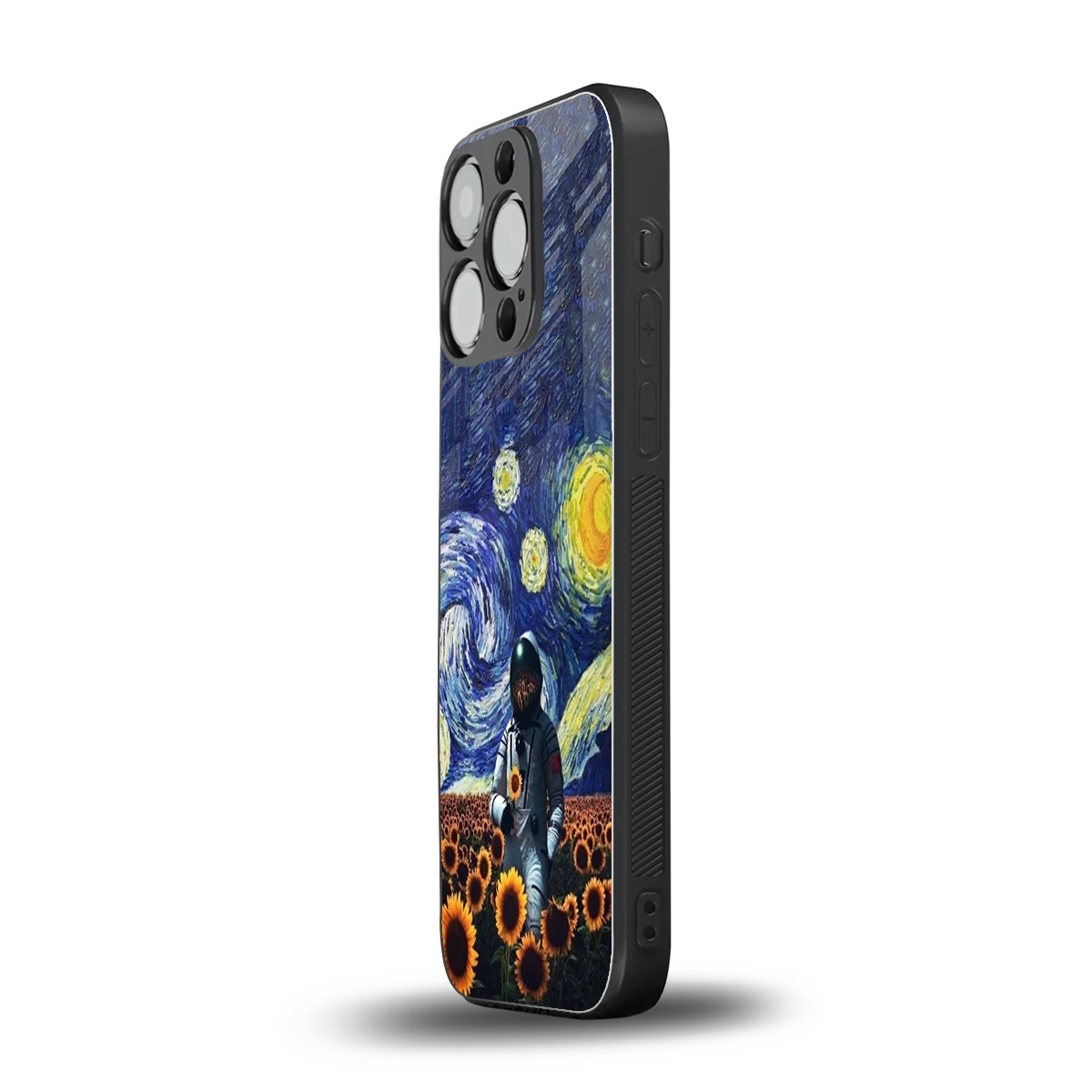 Cosmic Night iphone 13 pro mobile cover | shockproof glass phone case