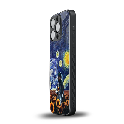 Cosmic Night iphone 13 pro mobile cover | shockproof glass phone case