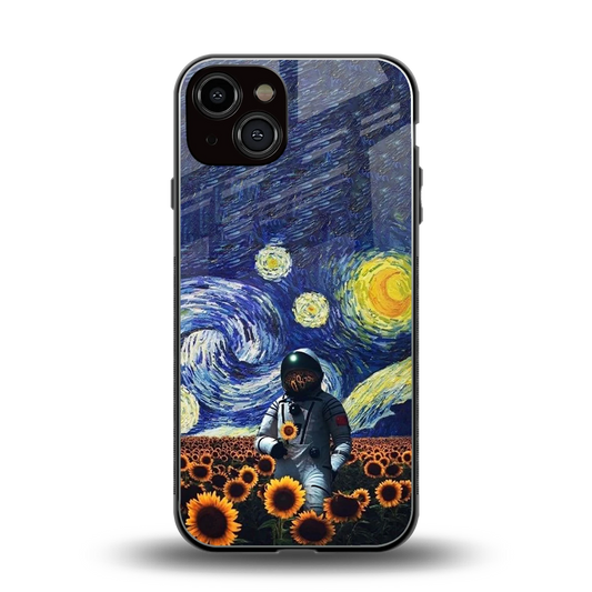 Cosmic Night back phone cover | glass case for iphone 14