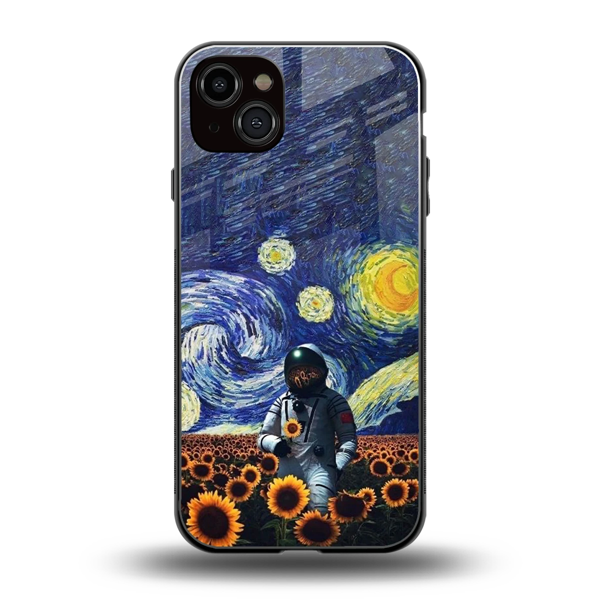 Cosmic Night back phone cover | glass case for iphone 15 plus