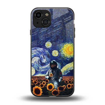 Cosmic Night back phone cover | glass case for iphone 15