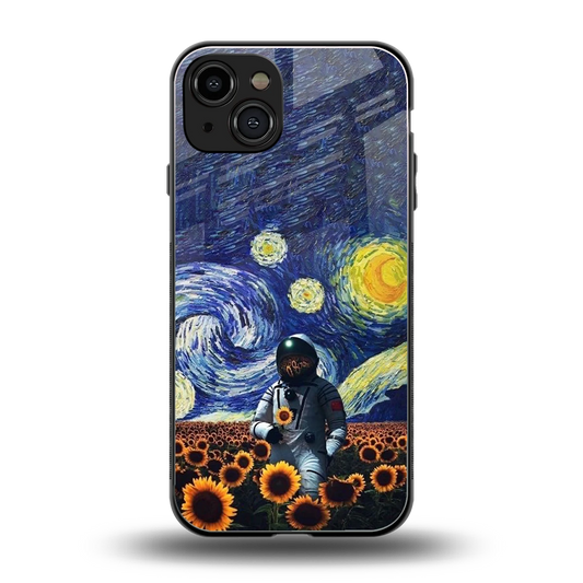 Cosmic Night back phone cover | glass case for iphone 15