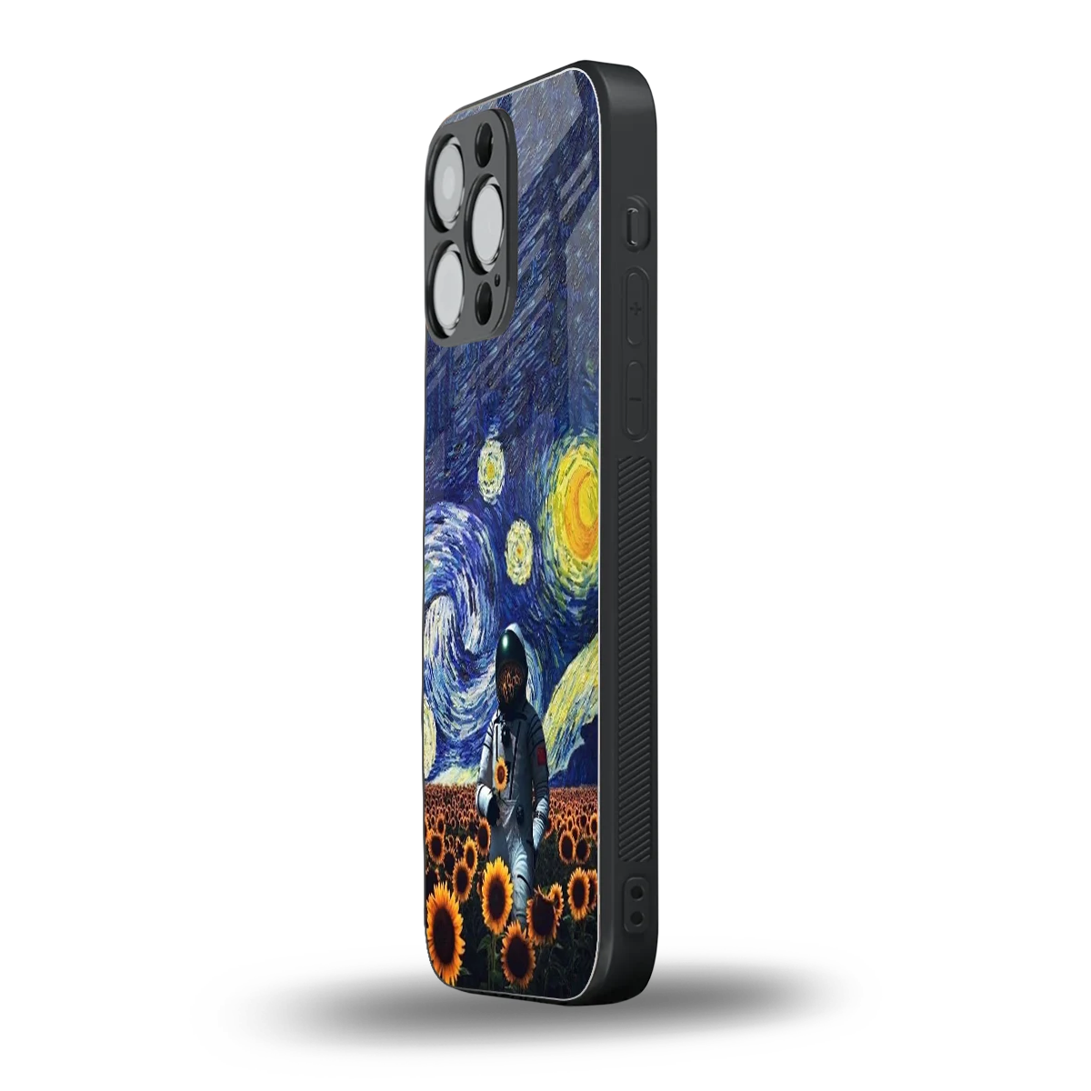 Cosmic Night iphone 16 pro max mobile cover | shockproof glass phone case