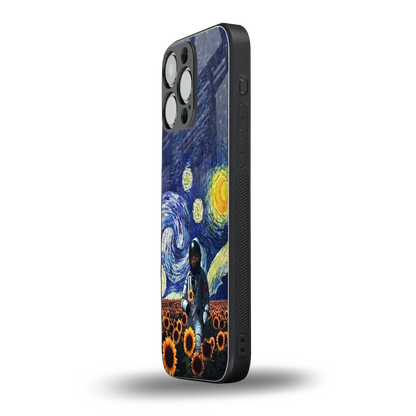 Cosmic Night iphone 16 pro max mobile cover | shockproof glass phone case