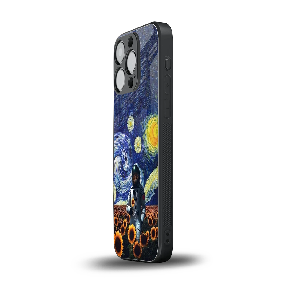 Cosmic Night iphone 16 pro mobile cover | shockproof glass phone case