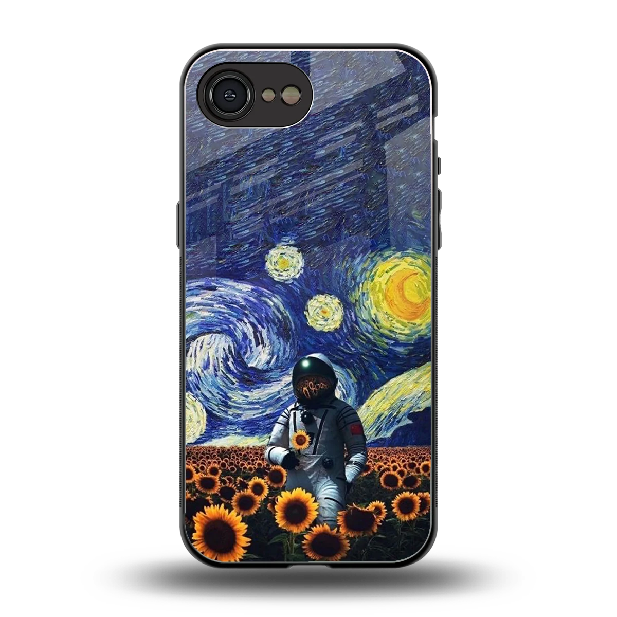 Cosmic Night back phone cover | glass case for iphone 16e