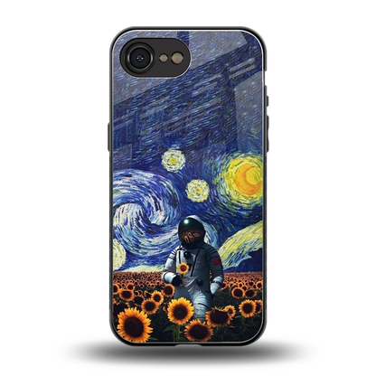Cosmic Night back phone cover | glass case for iphone 16e