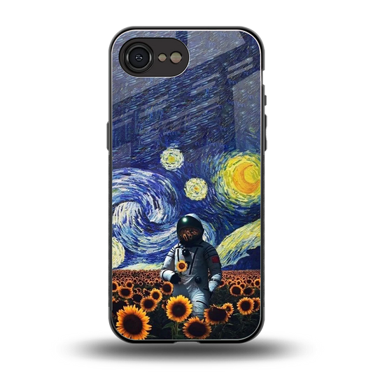Cosmic Night back phone cover | glass case for iphone 17e