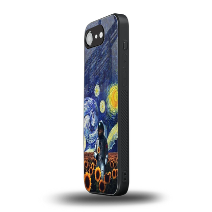 Cosmic Night iphone 16e mobile cover | shockproof glass phone case