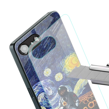 Cosmic Night stylish phone case for iphone 16e | glossy glass and slim fit