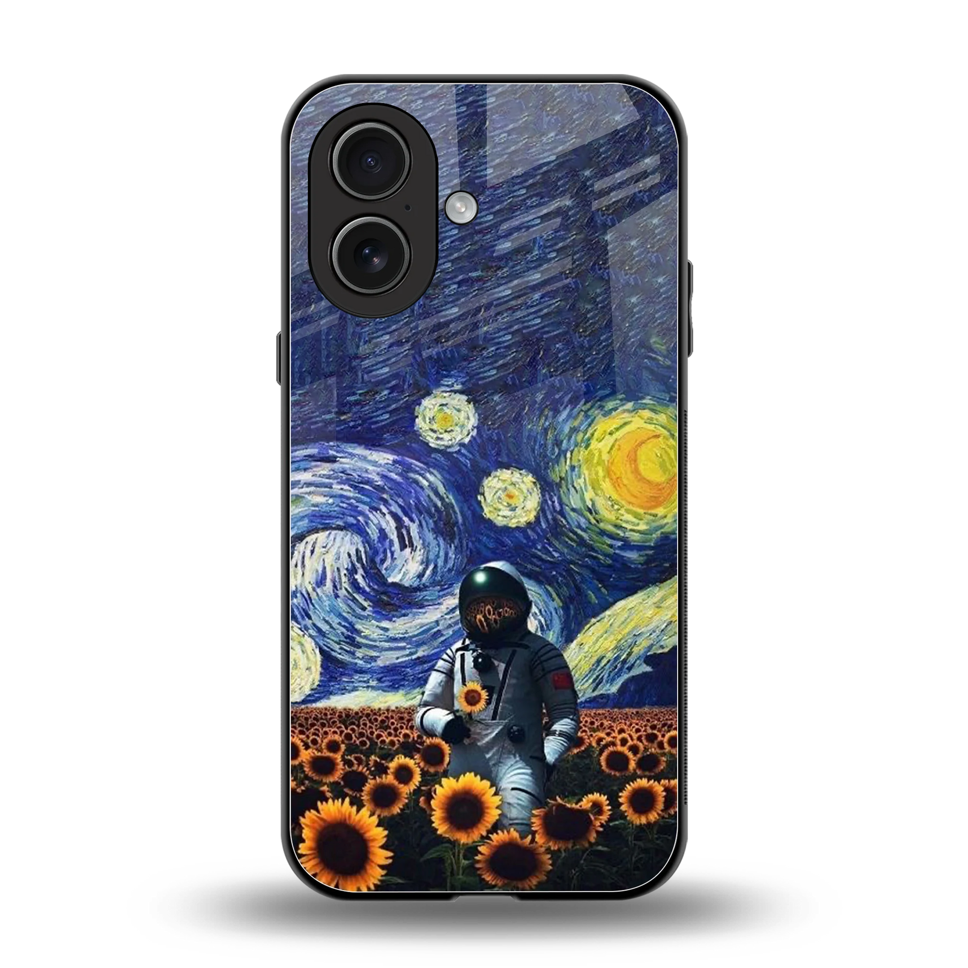 Cosmic Night back phone cover | glass case for iphone 17