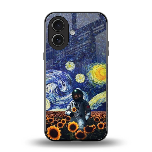 Cosmic Night back phone cover | glass case for iphone 17