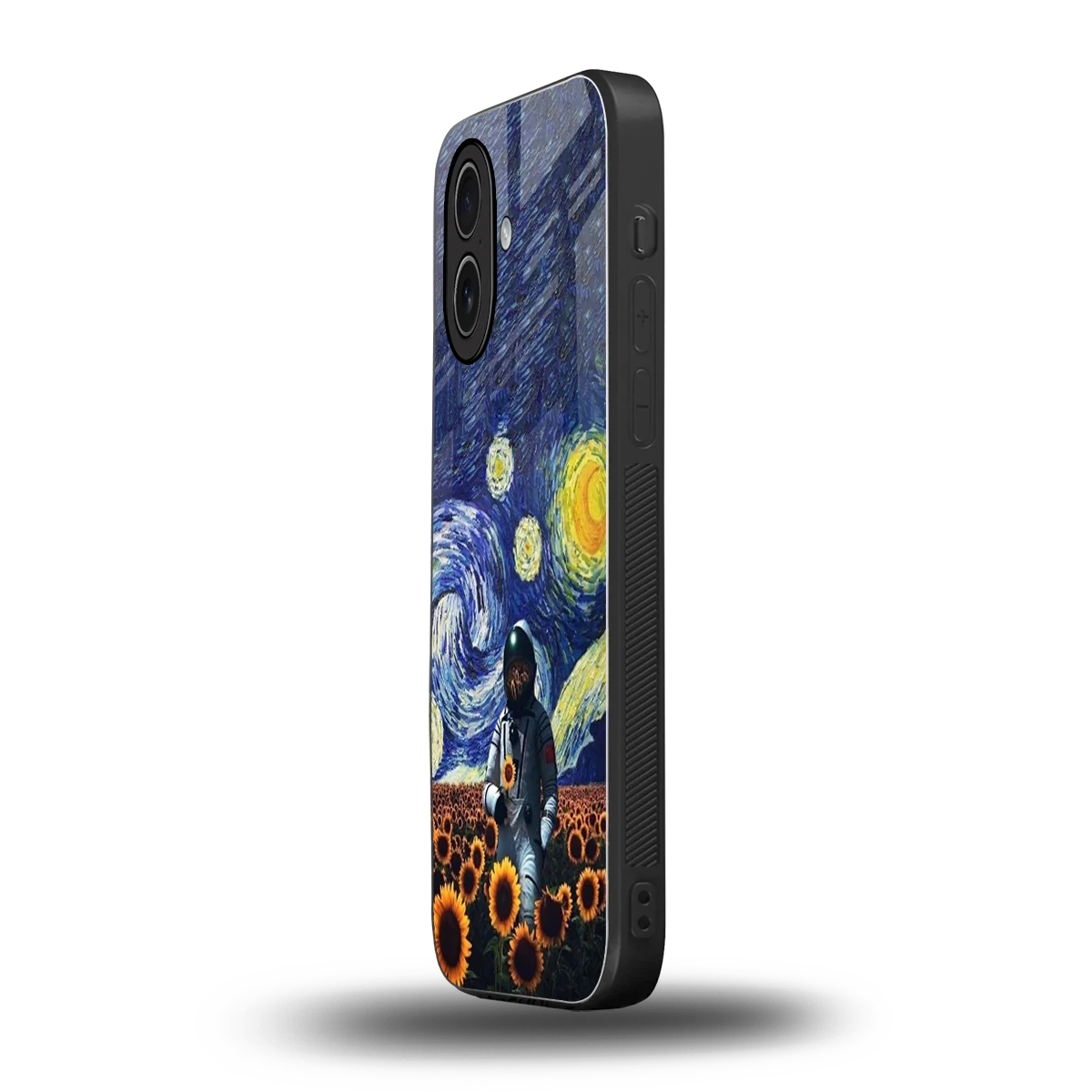 Cosmic Night iphone 17 mobile cover | shockproof glass phone case