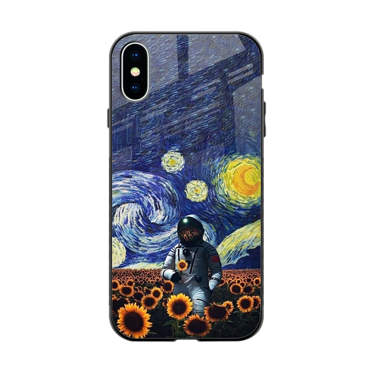 Cosmic Night back phone cover | glass case for iphone x