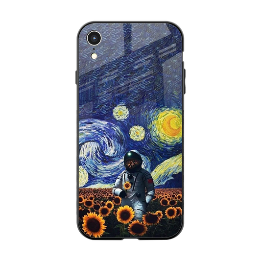 Cosmic Night back phone cover | glass case for iphone xr