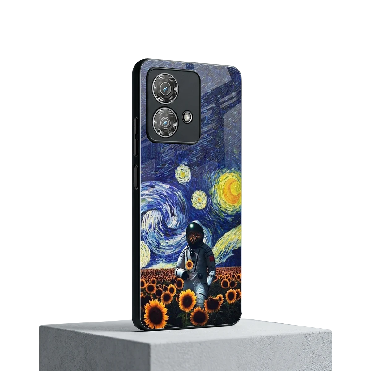 Cosmic Night motorola edge 40 neo 5g mobile cover | shockproof glass phone case