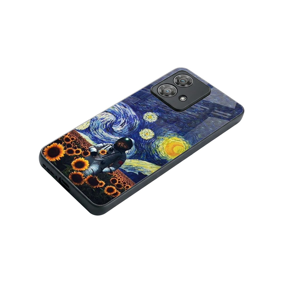 Cosmic Night stylish phone case for motorola edge 40 neo 5g | glossy glass and slim fit