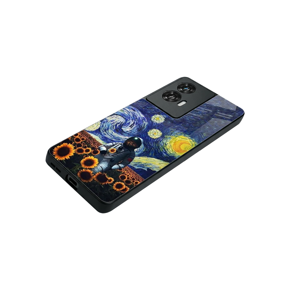 Cosmic Night stylish phone case for motorola edge 50 fusion | glossy glass and slim fit