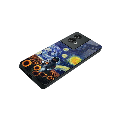 Cosmic Night stylish phone case for motorola edge 50 fusion | glossy glass and slim fit