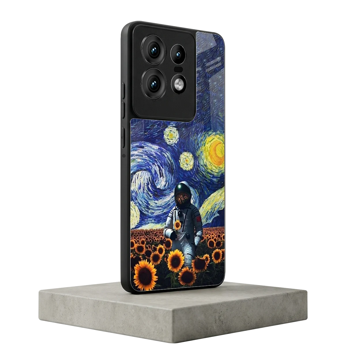 Cosmic Night motorola edge 50 pro mobile cover | shockproof glass phone case