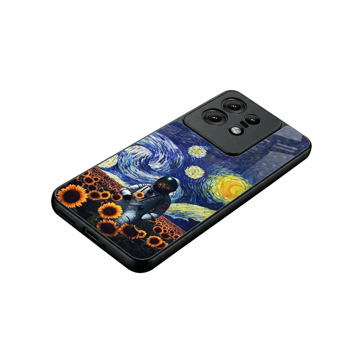 Cosmic Night stylish phone case for motorola edge 50 pro | glossy glass and slim fit