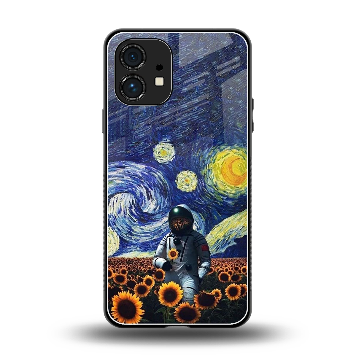 Cosmic Night back phone cover | glass case for nothing phone 1