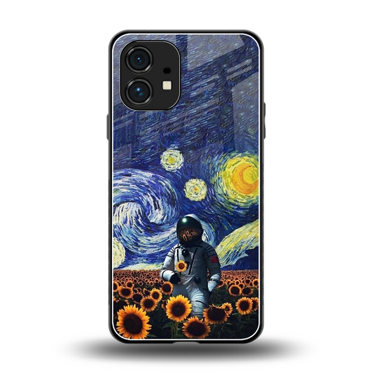 Cosmic Night back phone cover | glass case for nothing phone 1