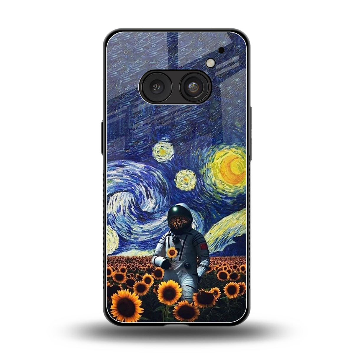 Cosmic Night back phone cover | glass case for nothing phone 2a