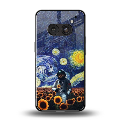 Cosmic Night back phone cover | glass case for nothing phone 2a