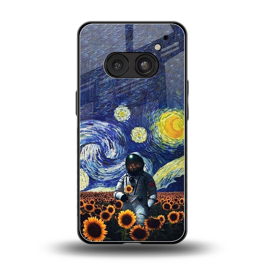 Cosmic Night back phone cover | glass case for nothing phone 2a