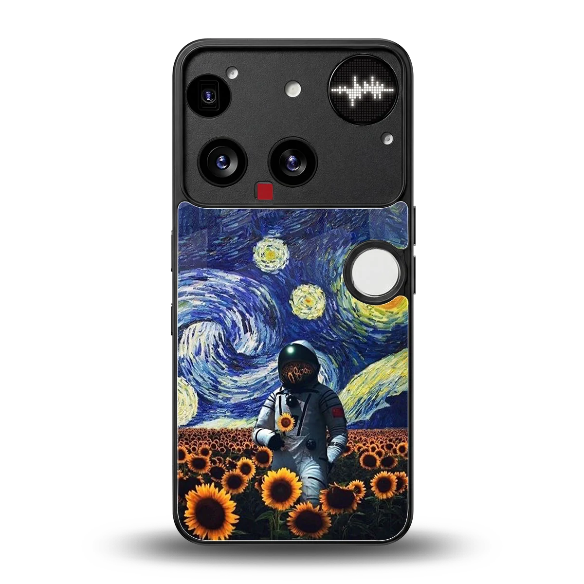 Cosmic Night back phone cover | glass case for nothing phone 3