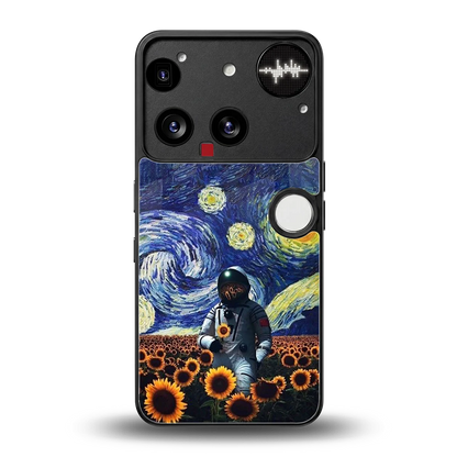 Cosmic Night back phone cover | glass case for nothing phone 3