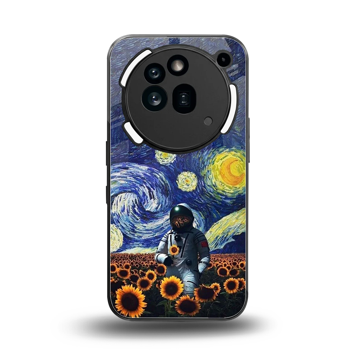Cosmic Night back phone cover | glass case for nothing phone 3a pro