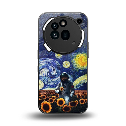 Cosmic Night back phone cover | glass case for nothing phone 3a pro