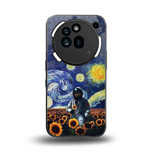 Cosmic Night back phone cover | glass case for nothing phone 3a pro