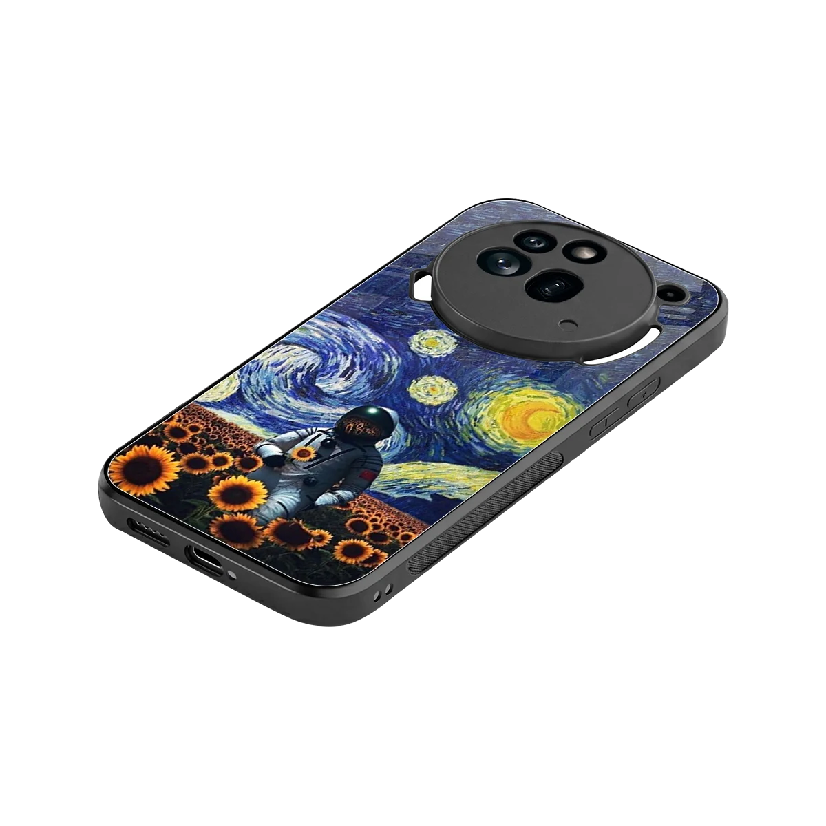 Cosmic Night stylish phone case for nothing phone 3a pro | glossy glass and slim fit