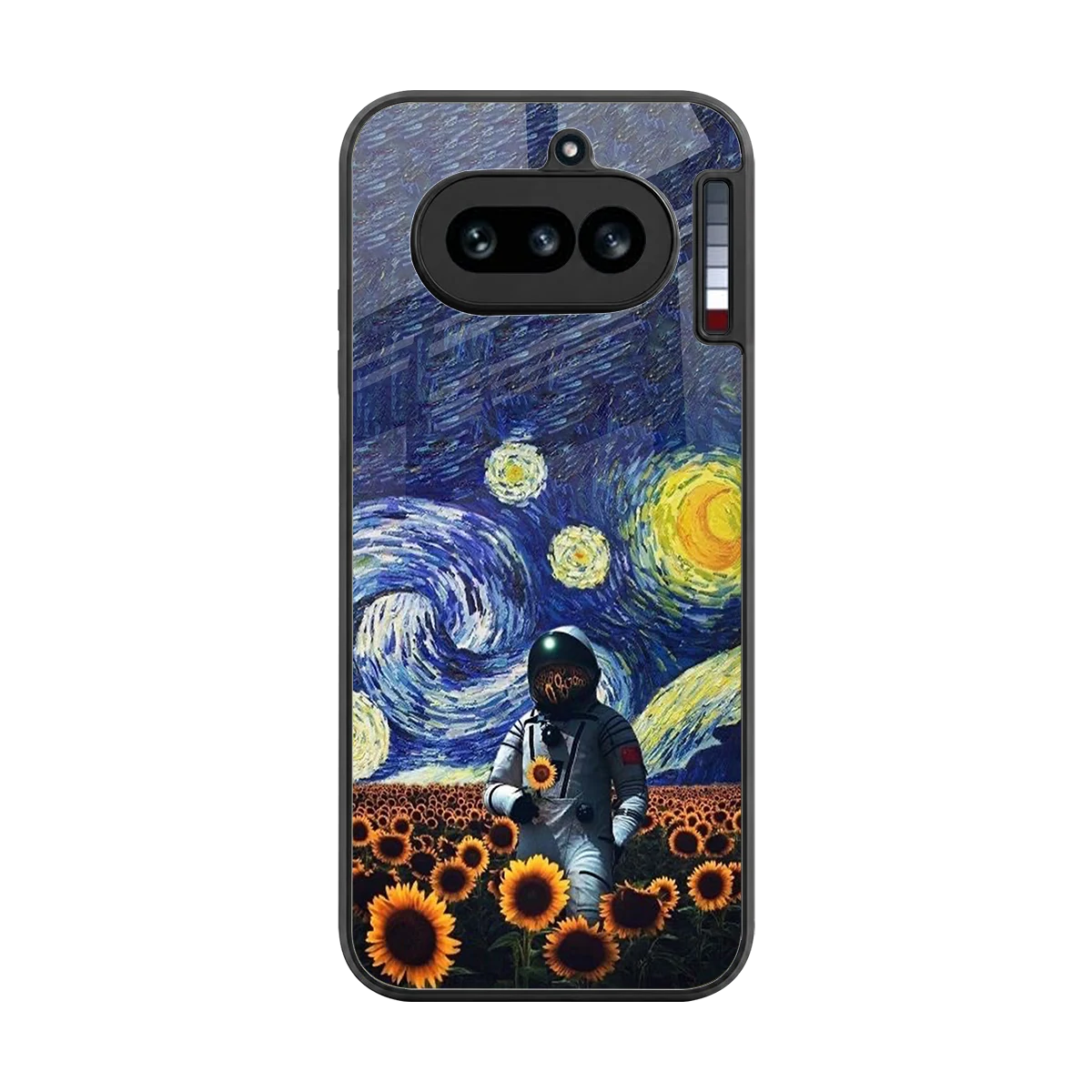 Cosmic Night back phone cover | glass case for nothing phone 4a
