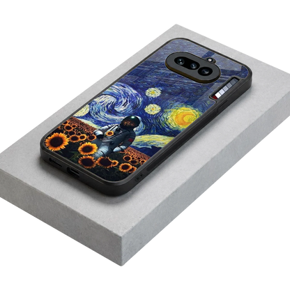 Cosmic Night stylish phone case for nothing phone 4a | glossy glass and slim fit