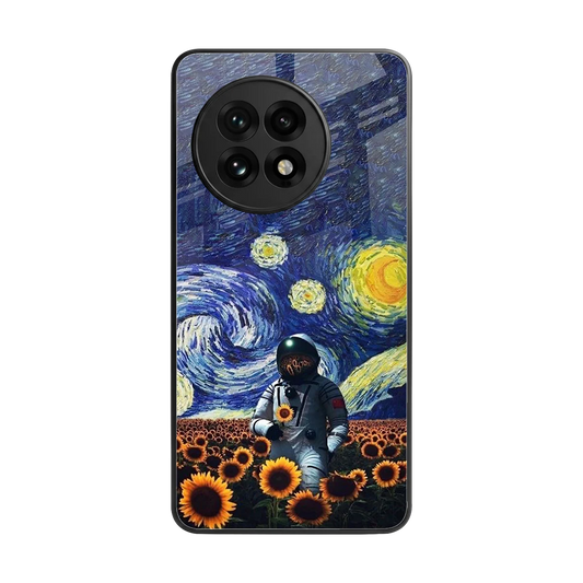 Cosmic Night back phone cover | glass case for oneplus 13r