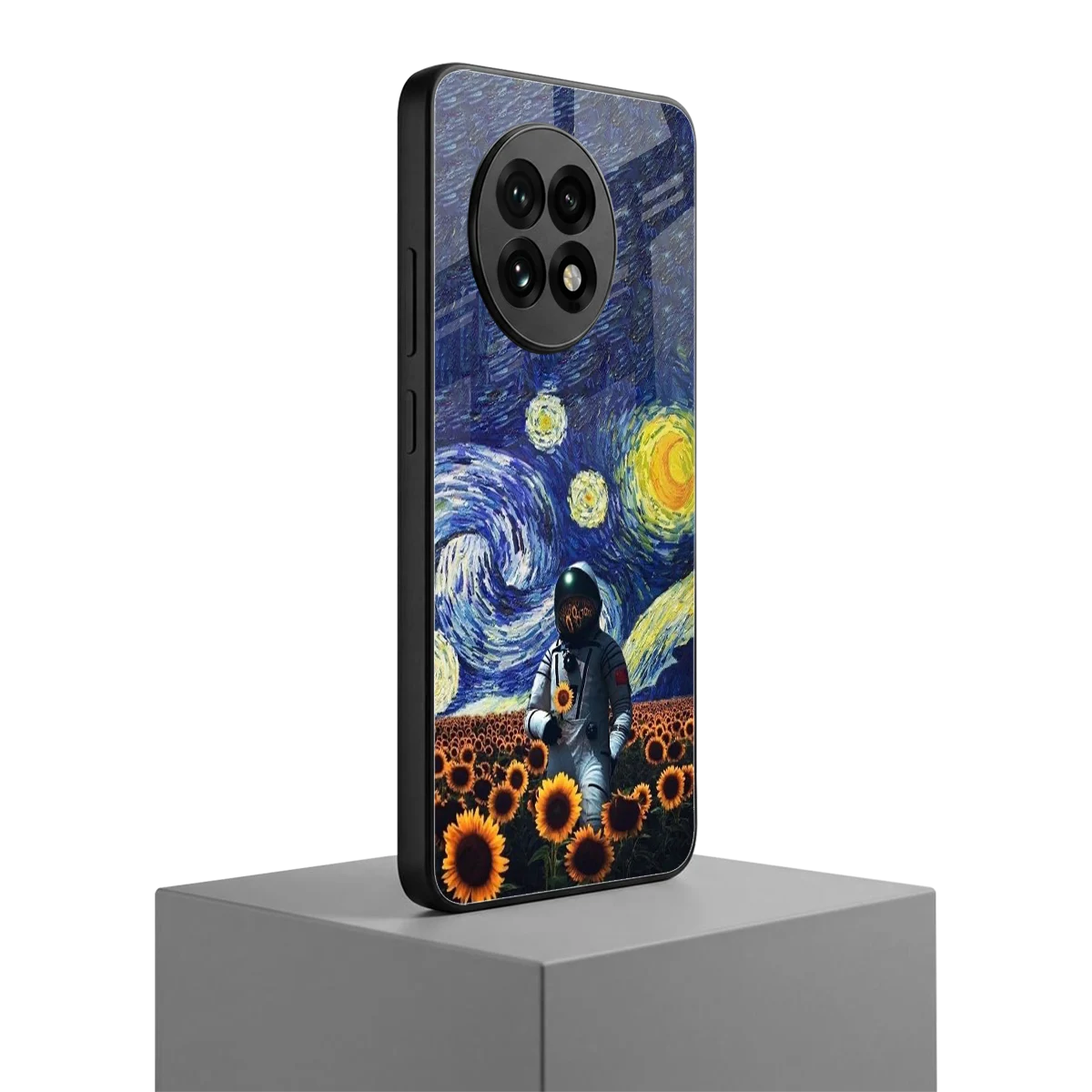 Cosmic Night oneplus 13r mobile cover | shockproof glass phone case