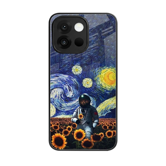 Cosmic Night back phone cover | glass case for oneplus 13s