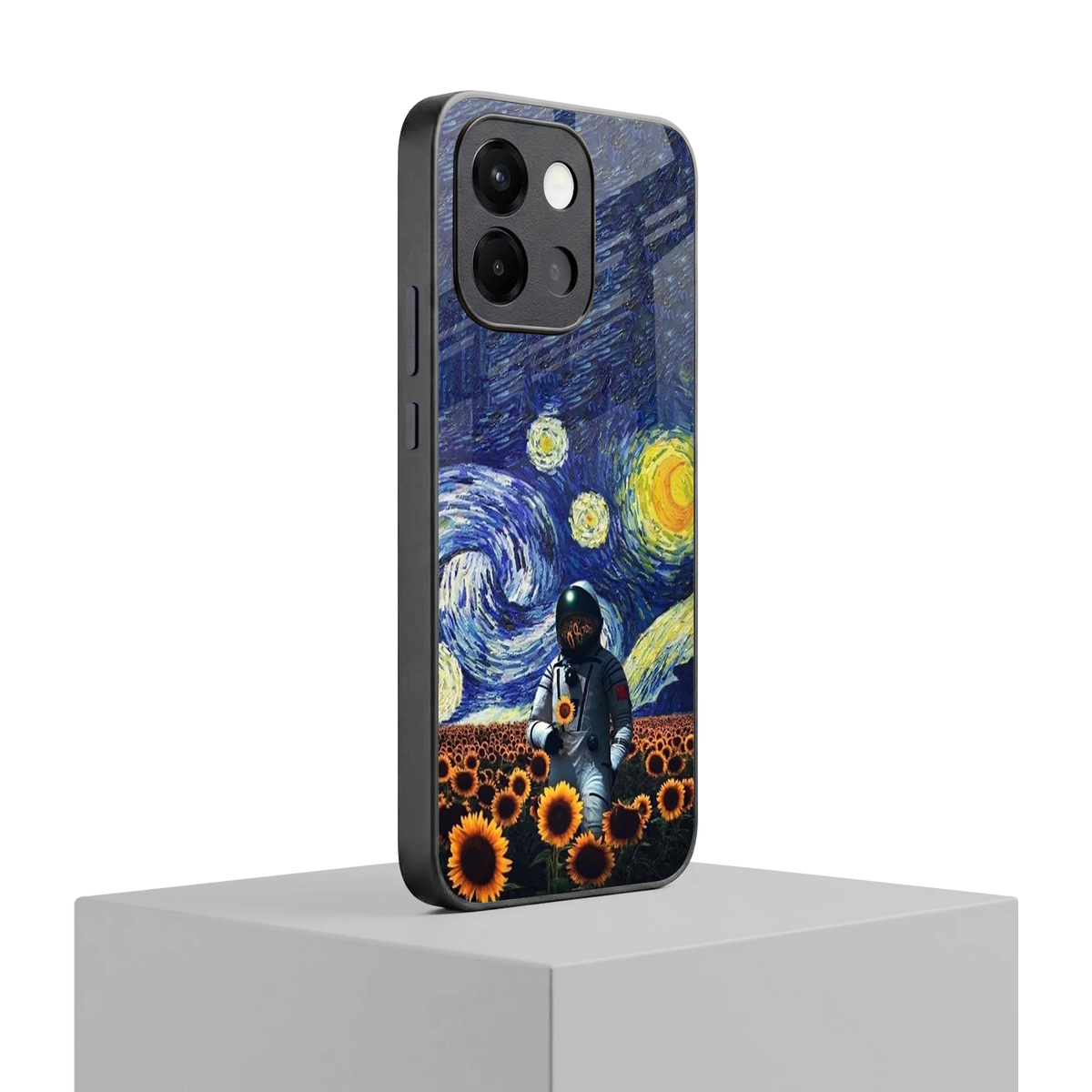 Cosmic Night oneplus 13s mobile cover | shockproof glass phone case