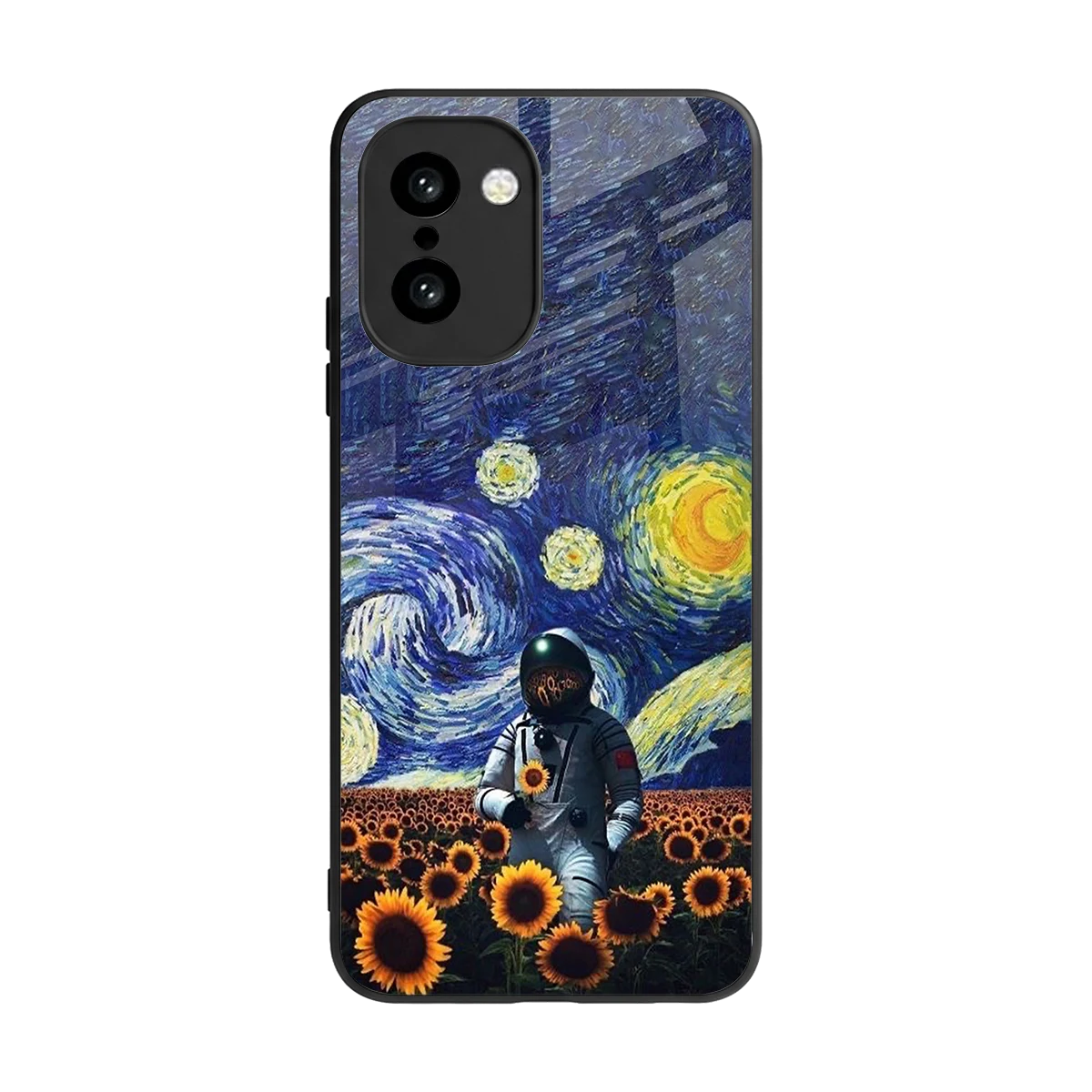 Cosmic Night back phone cover | glass case for oneplus 15r