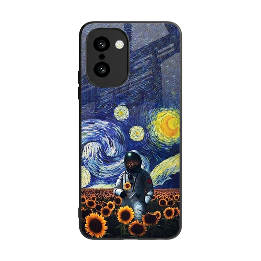 Cosmic Night back phone cover | glass case for oneplus 15r