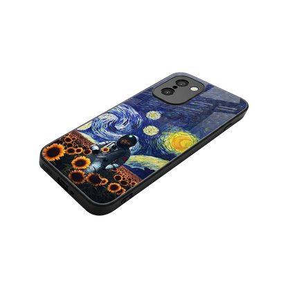Cosmic Night stylish phone case for oneplus 15r | glossy glass and slim fit
