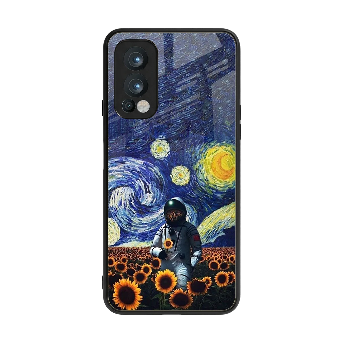 Cosmic Night back phone cover | glass case for oneplus nord 2