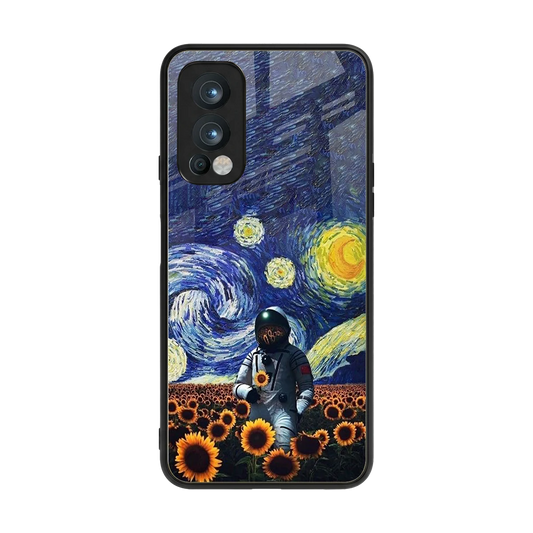 Cosmic Night back phone cover | glass case for oneplus nord 2