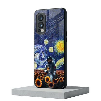 Cosmic Night oneplus nord 2 mobile cover | shockproof glass phone case